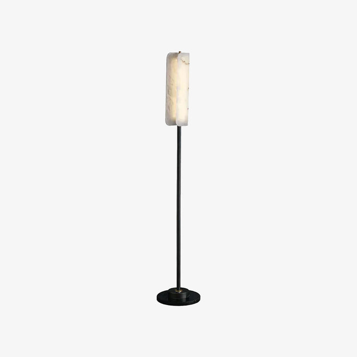 Alabaster Years Brass Floor Lamp | Woorglamp