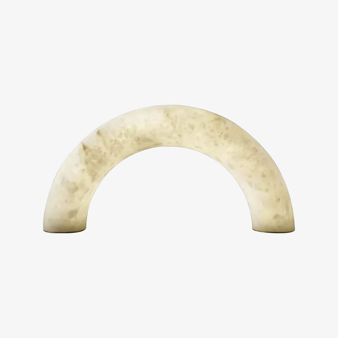 Alabaster Piped Table Lamp