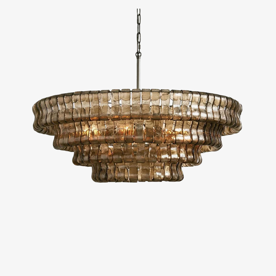 Glacii Ring Glass Chandelier