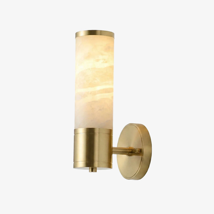 Cylindrical Lampatrin Alabaster Wall Lamp