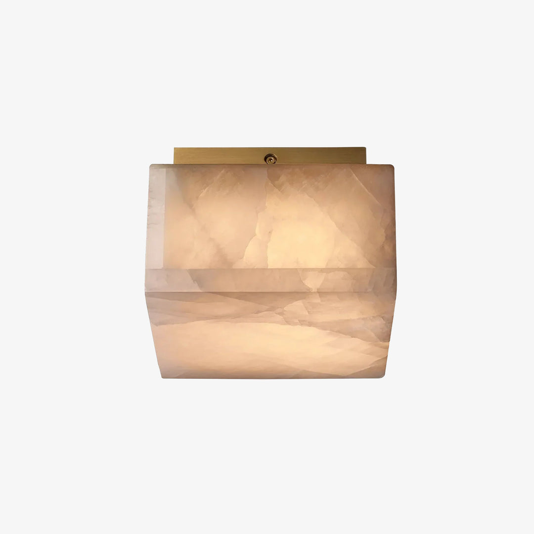 Alabaster Rivage Square Ceiling Lamp