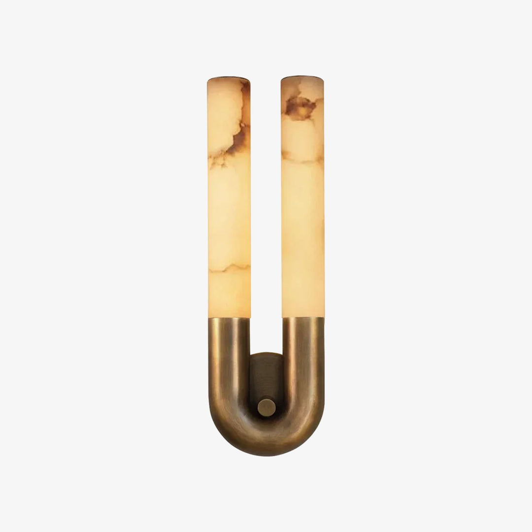 U-Shape Alabaster Arch Wall Sconce