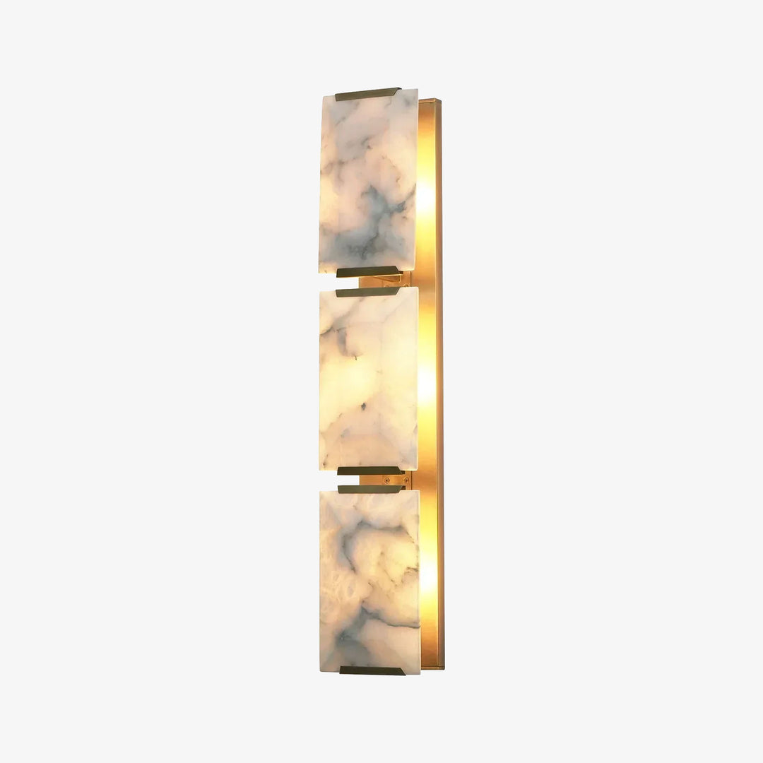 Rectangular Alabaster Wall Lamp