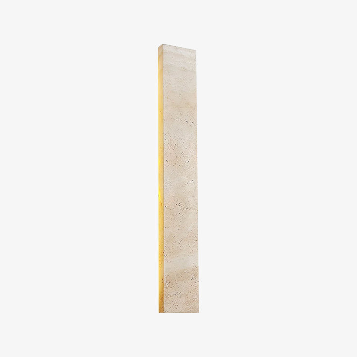 Rectangular Solis Stone Travertine Wall Light