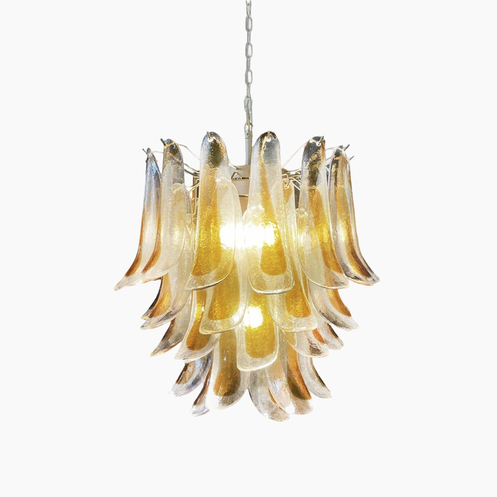 Vintage Murano Petal Chandelier