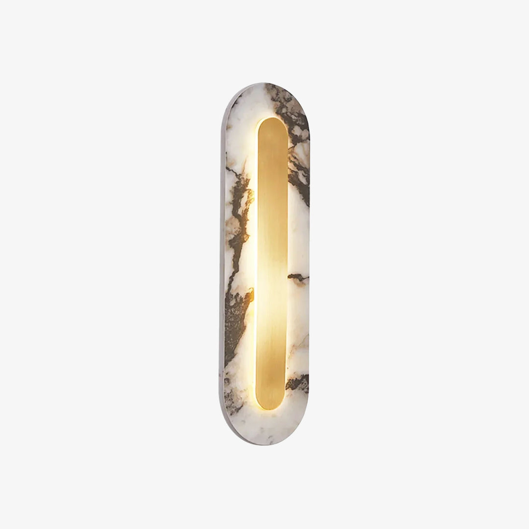 Oval Marble Marmo Wall Lamp