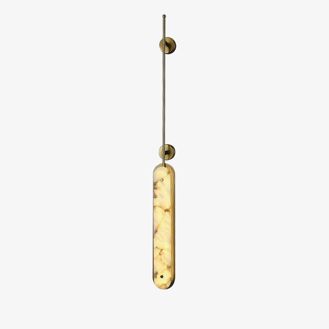 Oval Lysandra Alabaster Wall Sconce