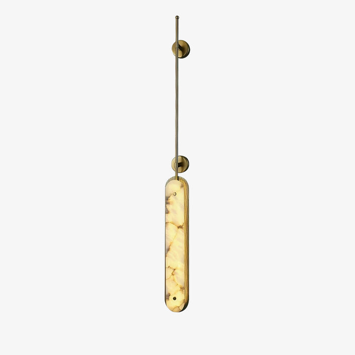 Oval Lysandra Alabaster Wall Sconce