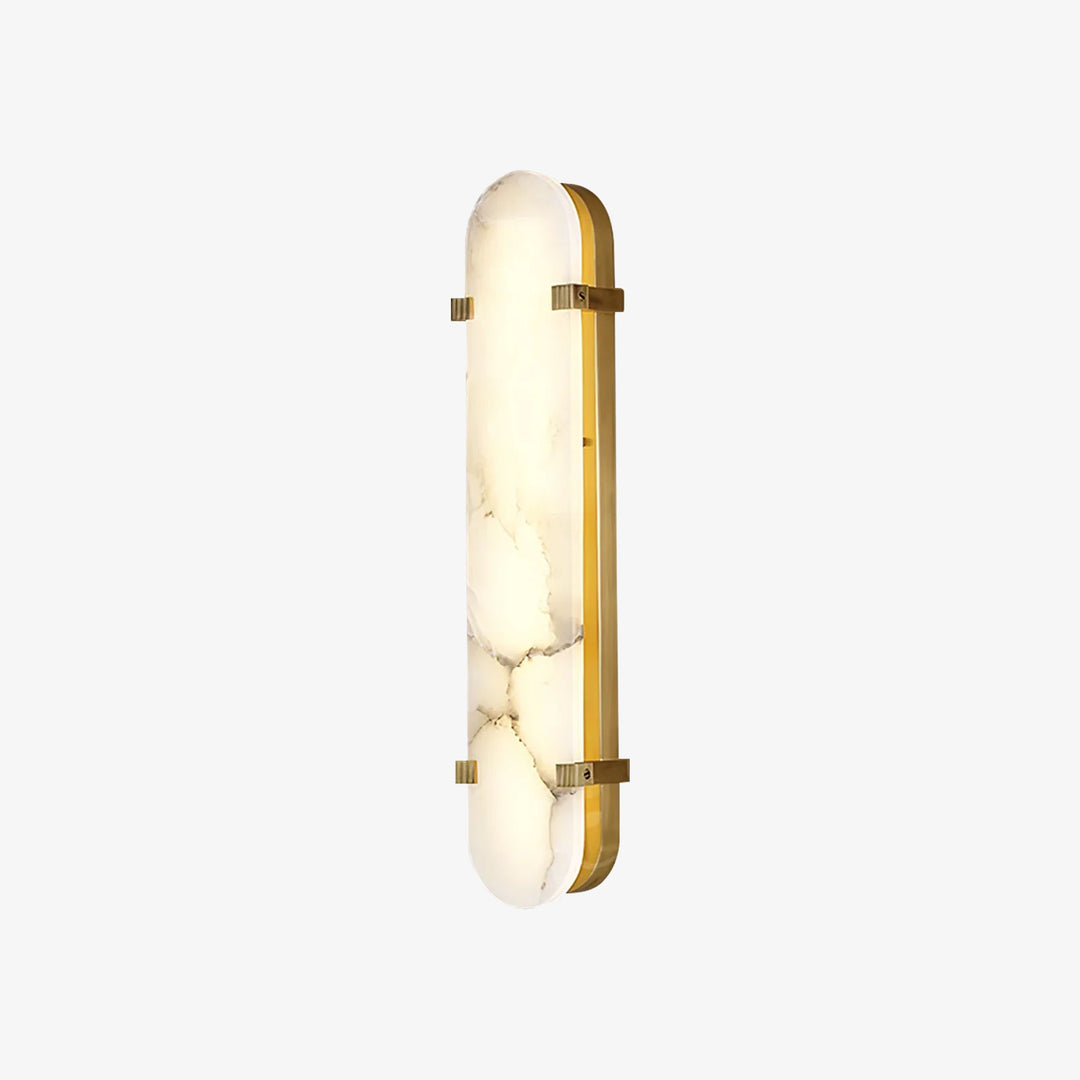 Oval Calla Alabaster Wall Sconce