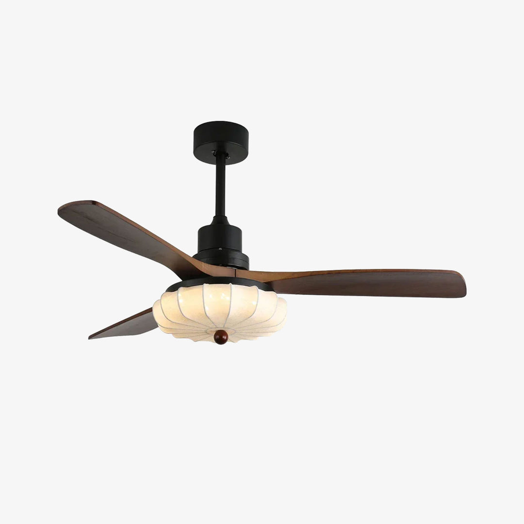 Modern Elira Flower Fabric Ceiling Fan Lights