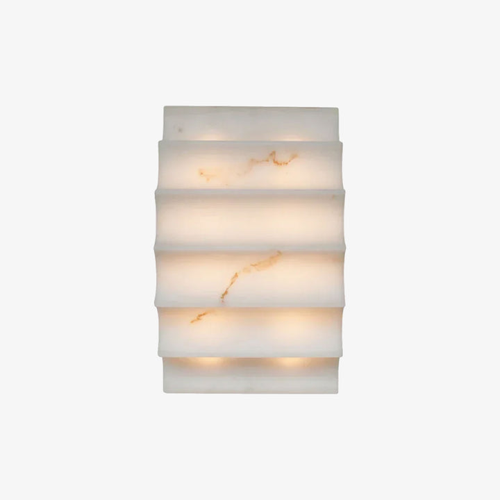 Stepped Arched Alabaster Wall Lamp
