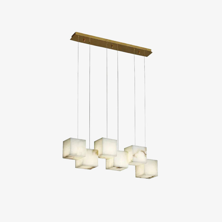 Alabaster Box Chandelier