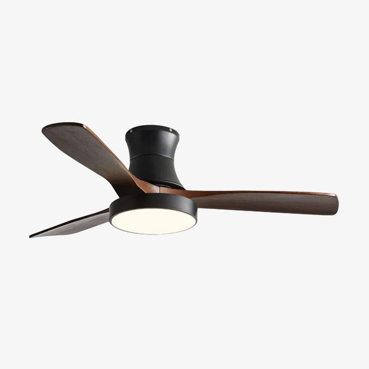 Wooden Three Blade Ceiling Fan Lights