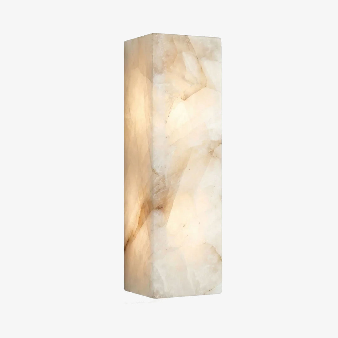 Rectangular Alabaster Wall Light