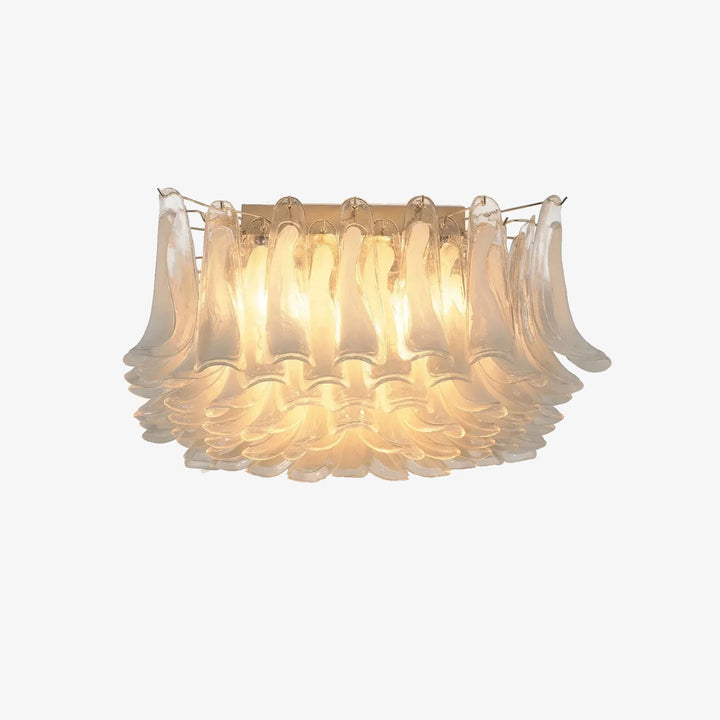 Murano Style Glass Petal Ceiling Light