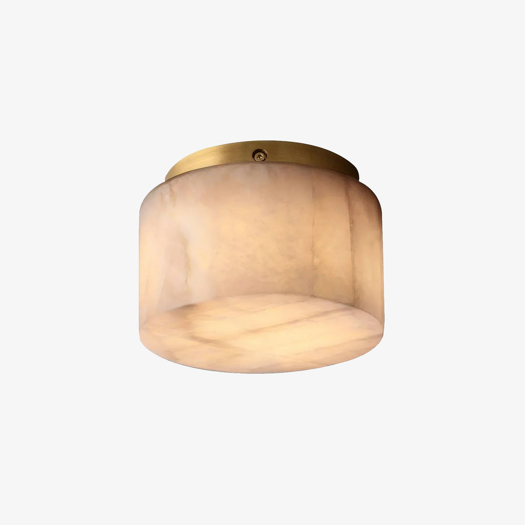 Round Rivage Alabaster Ceiling Lamp
