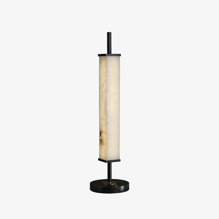 Alabaster Serano Brass Table Lamp