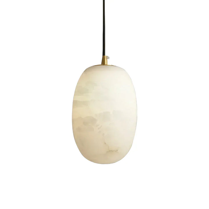 Alabaster Modern Pebble Pendant Lamp - view 13 | Woorglamp