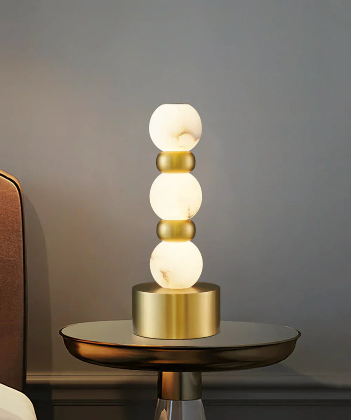Alabaster Pearl Xyx Table Lamp