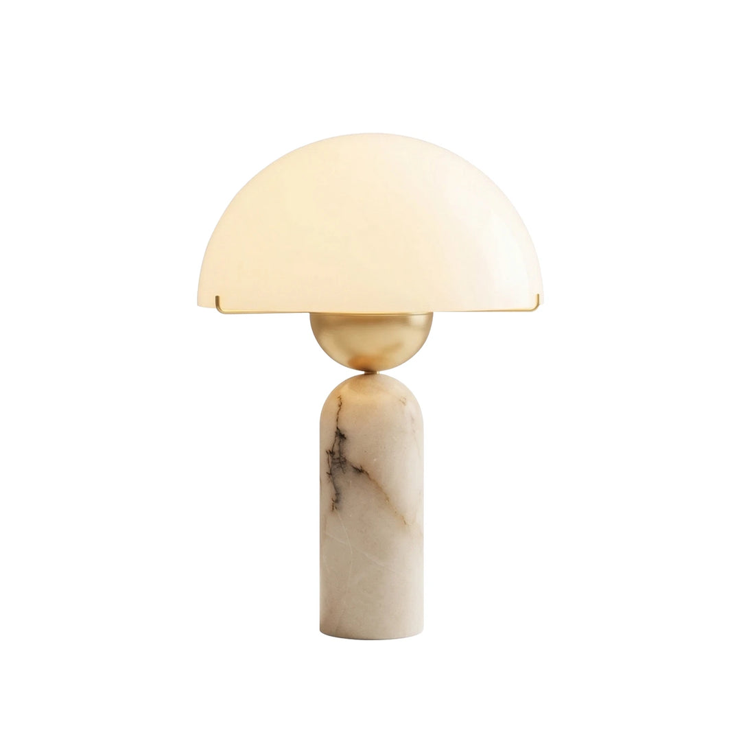 Alabaster Peono Dome Table Lamp