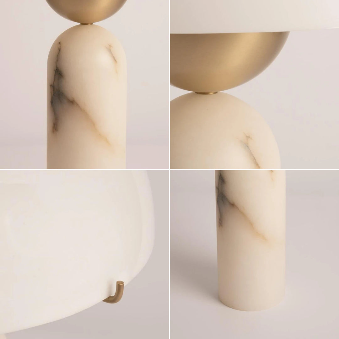 Alabaster_Dome_Table_Lamp_in_Warm_Textured_Wall_Space_Woorglamp