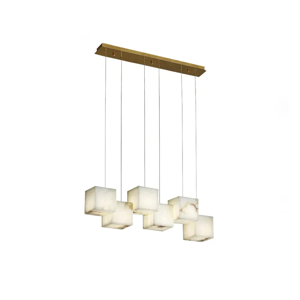 Alabaster Box Chandelier