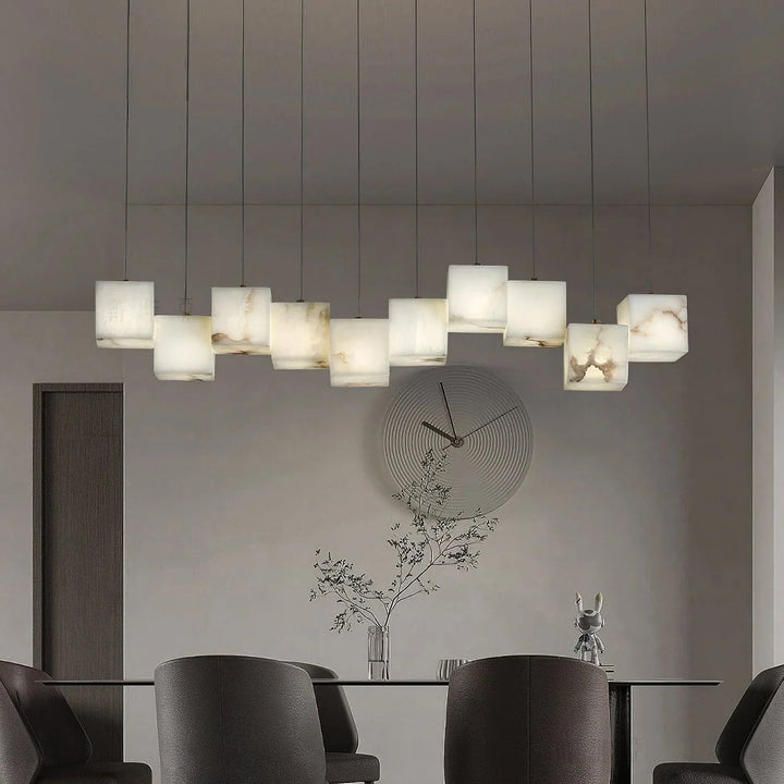 Alabaster Box Chandelier