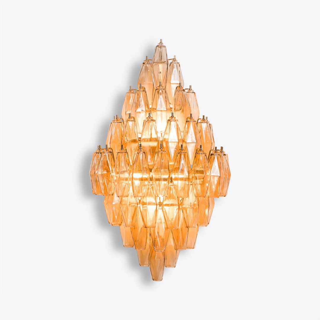 Aurora Vintage Diamond Polyhedron Wall Lamp