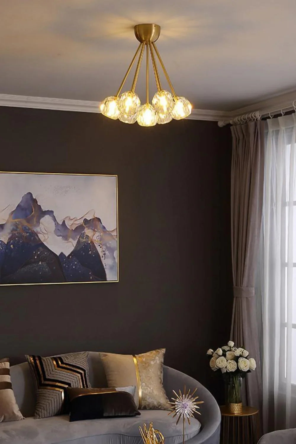 Boule De Cristal Ceiling Light