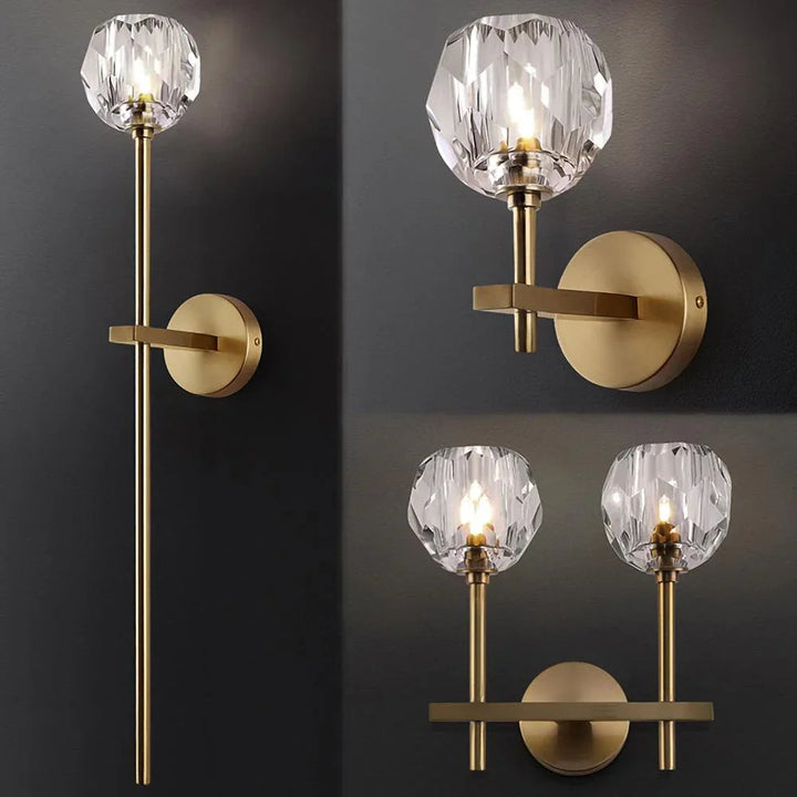 Boule De Cristal Grand Single Sconce