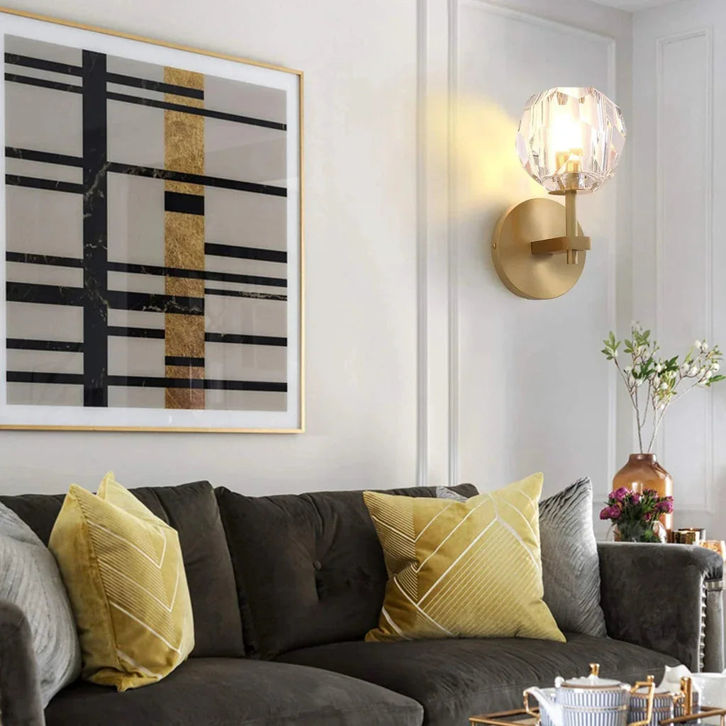 Boule De Cristal Grand Single Sconce