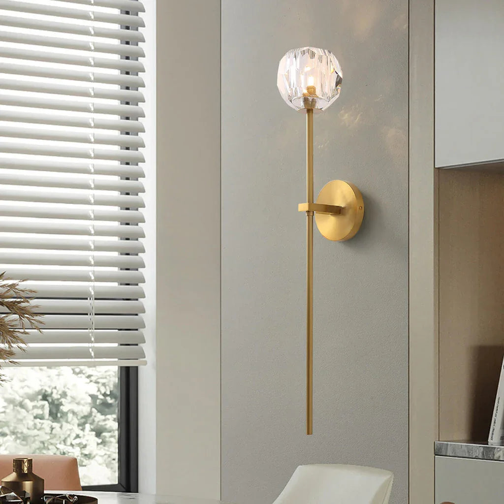 Boule De Cristal Grand Single Sconce