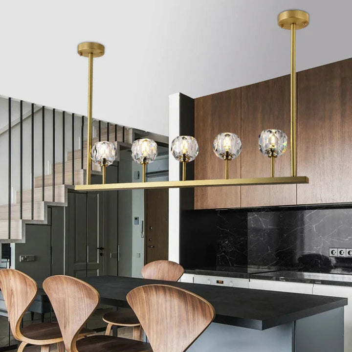 Boule De Cristal Linear Chandelier