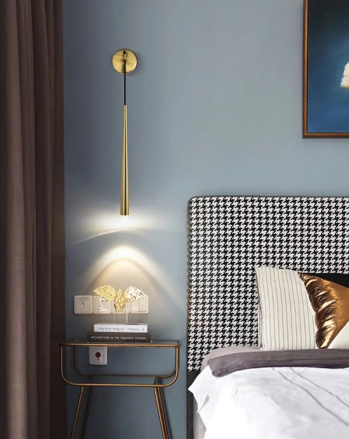 Brass Spinal Tube Wall Lamp