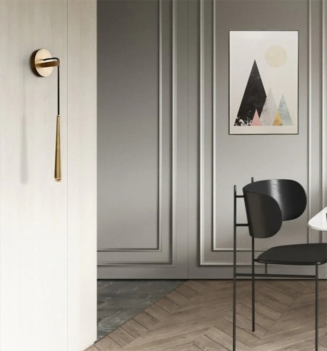 Brass Spinal Tube Wall Lamp