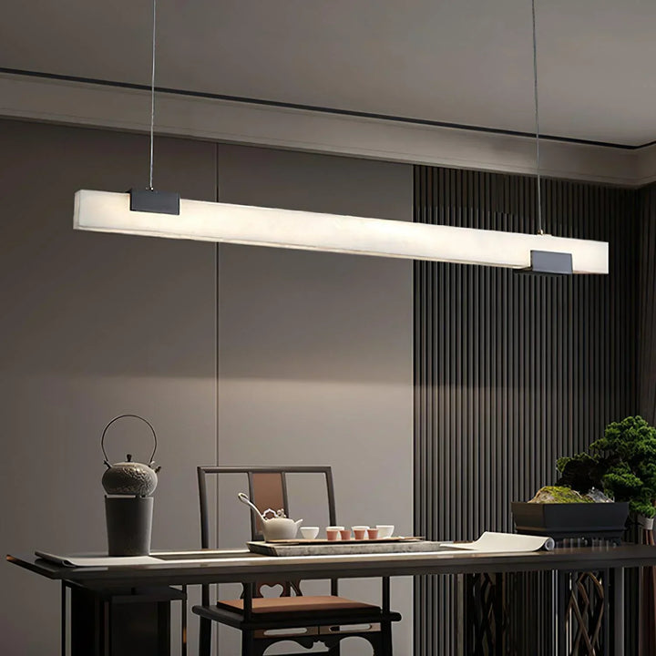 Cary Alabaster Strip Pendant Light