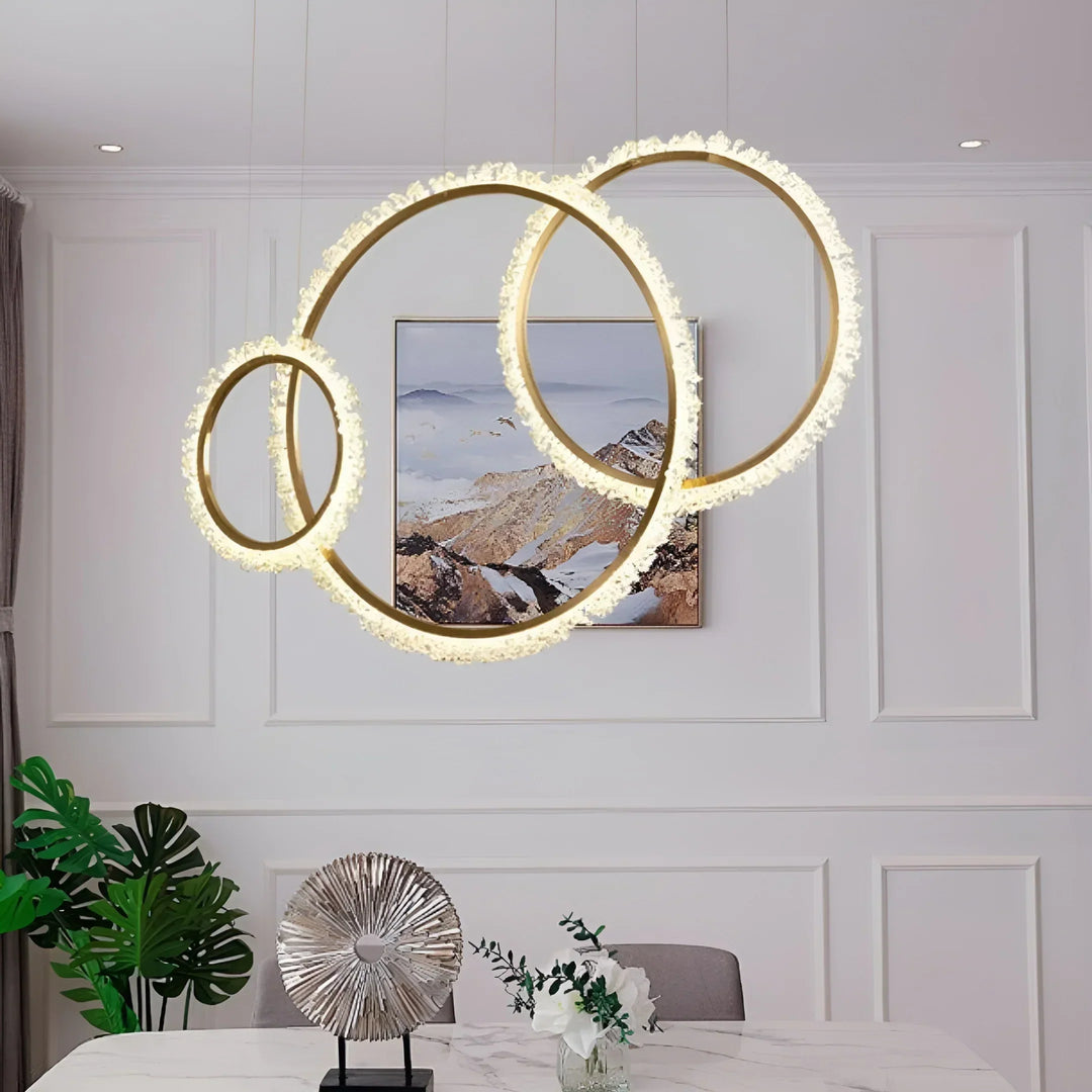 Circle Crystal Chandelier