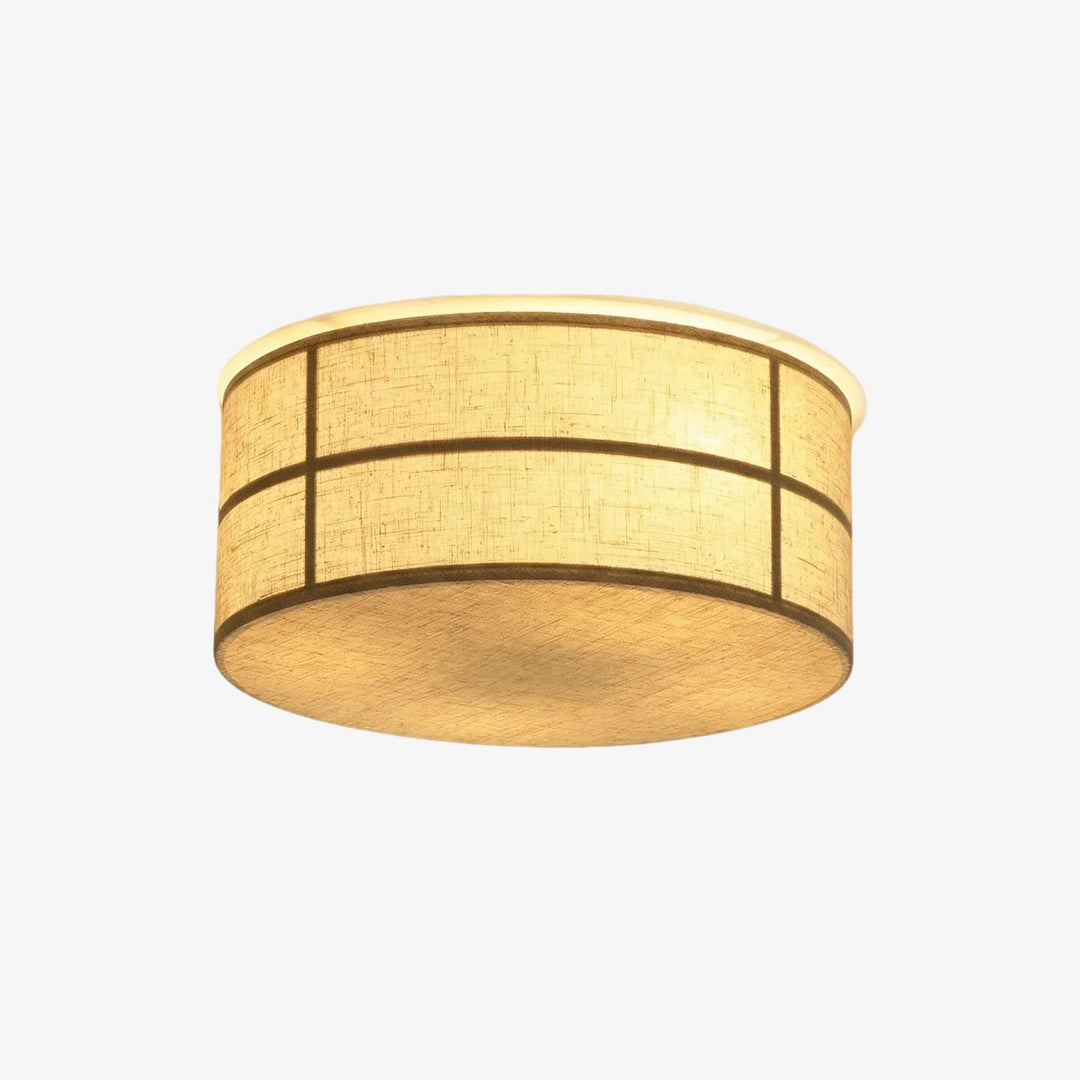 Drum Fabric Ceiling Light