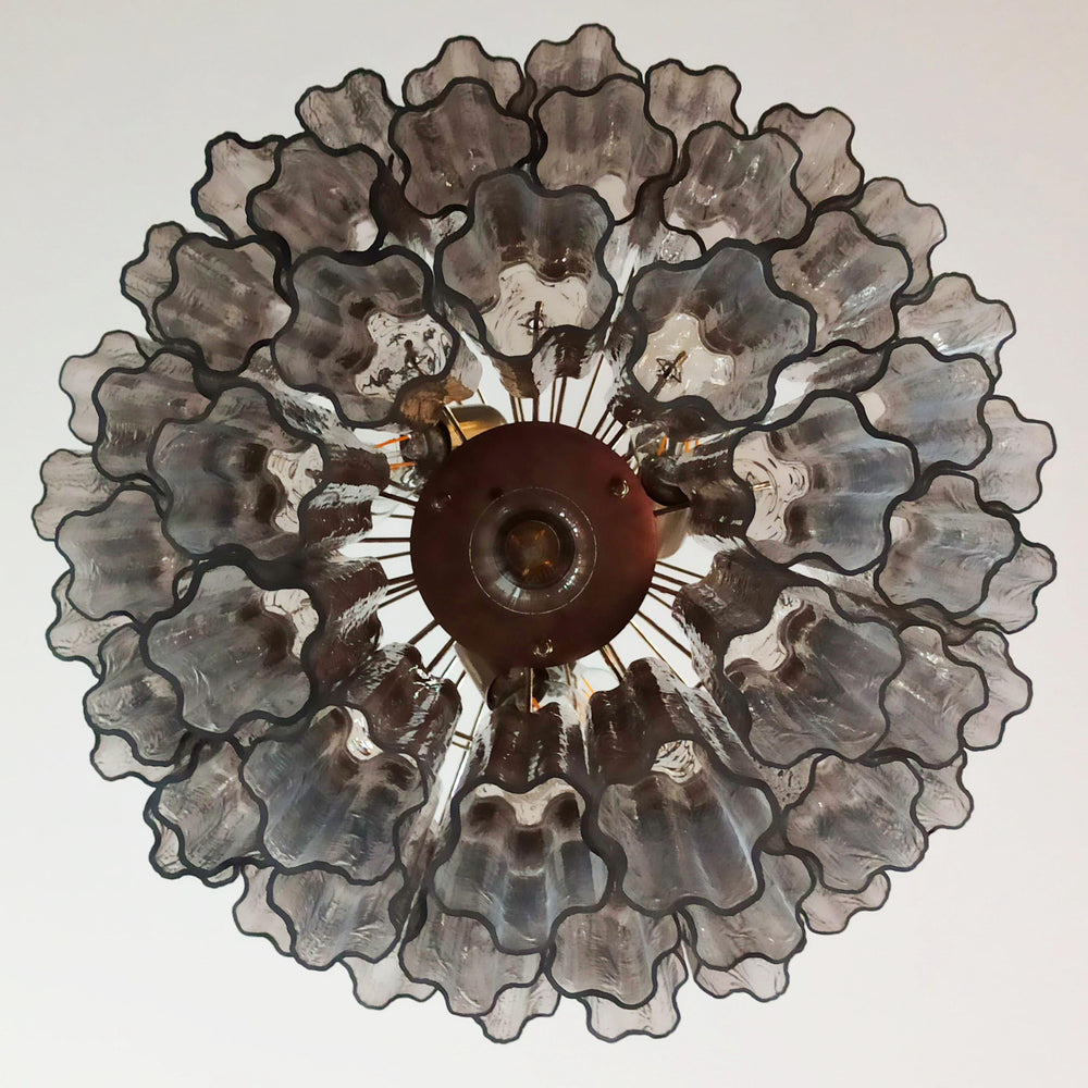 Fantastic Murano Tubes Glass Tube Chandelier