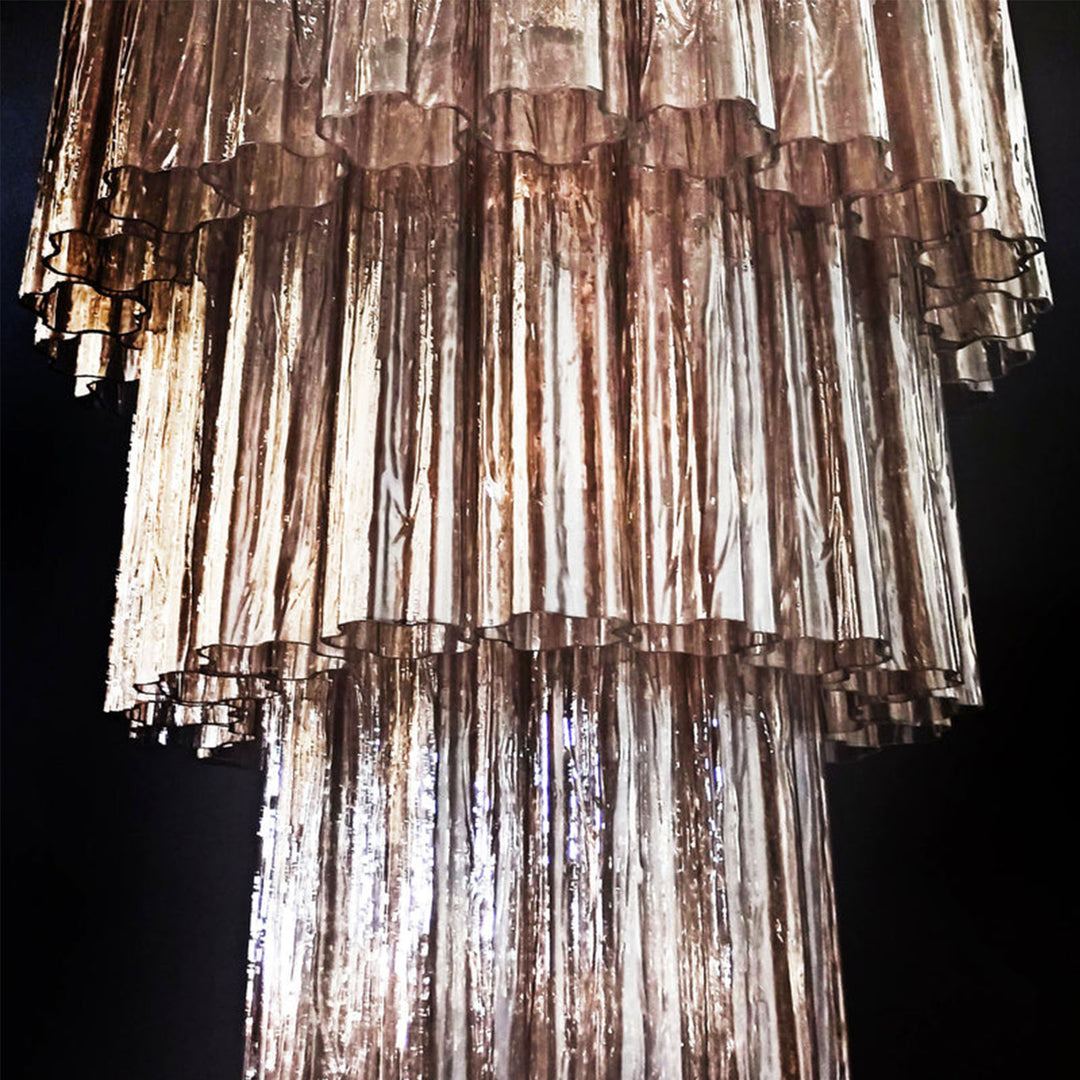 Fantastic Murano Tubes Glass Tube Chandelier