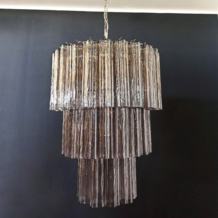 Fantastic Murano Tubes Glass Tube Chandelier