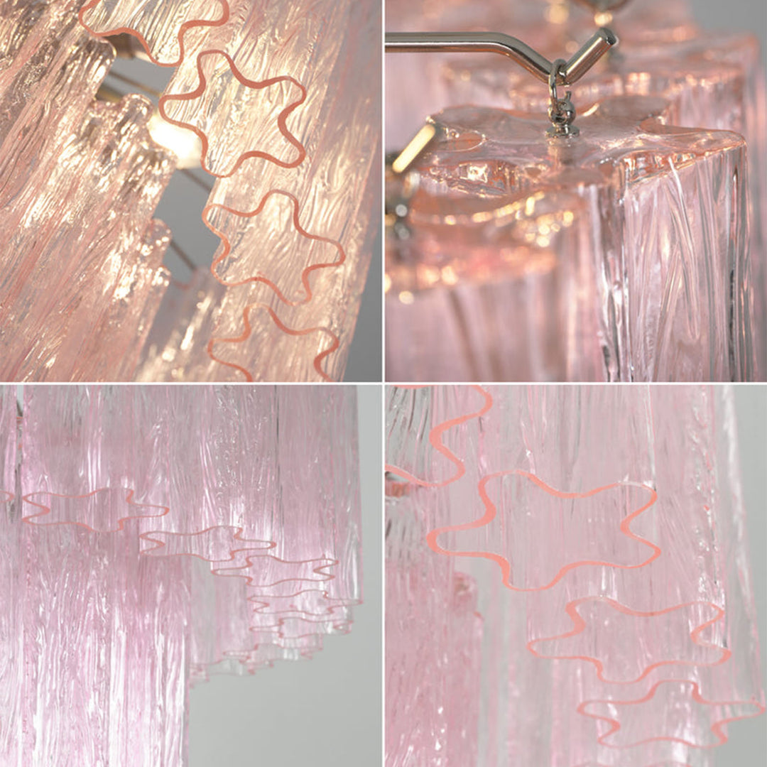 Fantastic Murano Tubes Glass Tube Chandelier