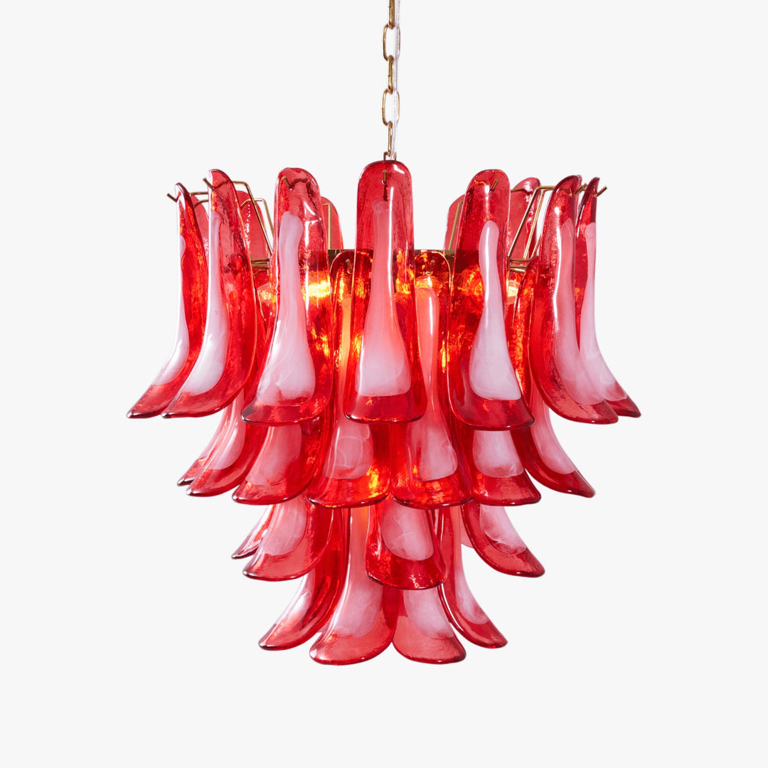 Glass Murano Petals Chandelier