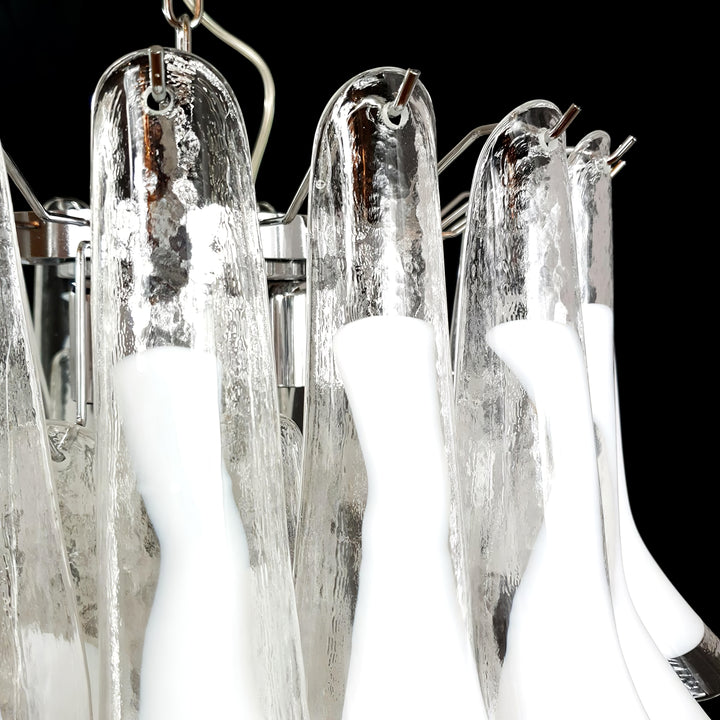 Glass Murano Petals Chandelier