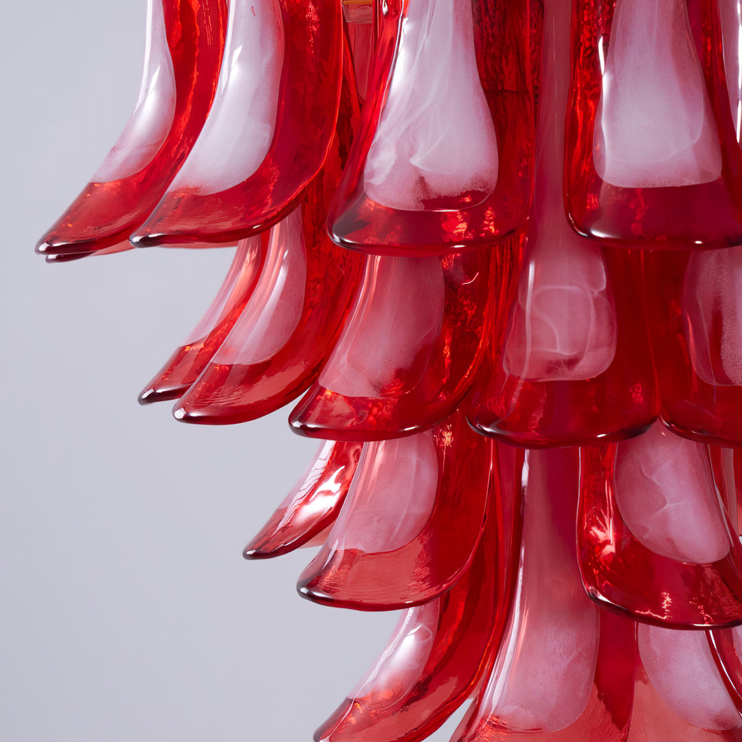 Glass Murano Petals Chandelier