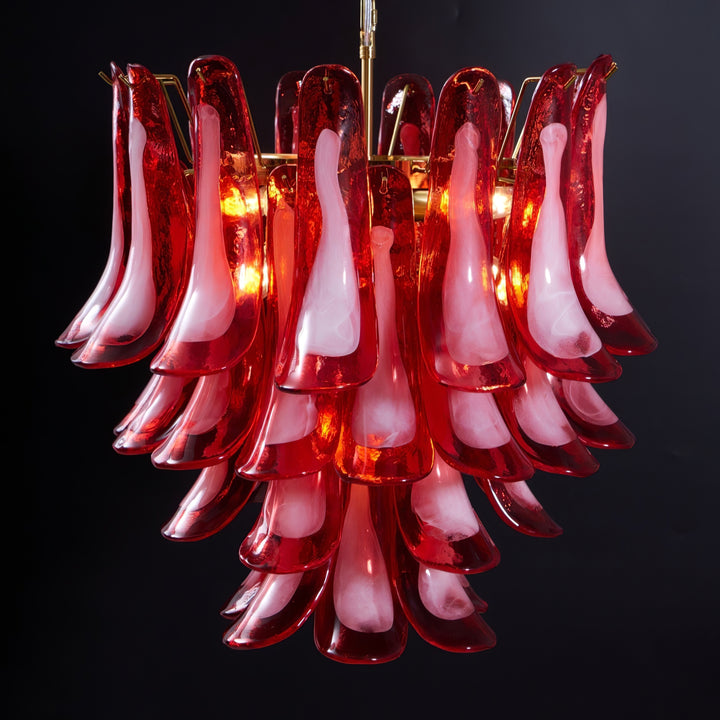 Glass Murano Petals Chandelier