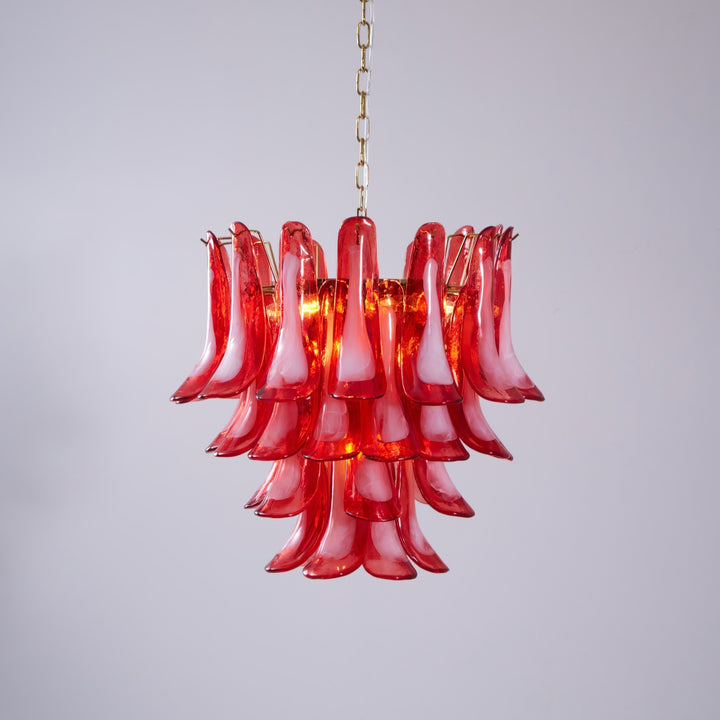 Glass Murano Petals Chandelier