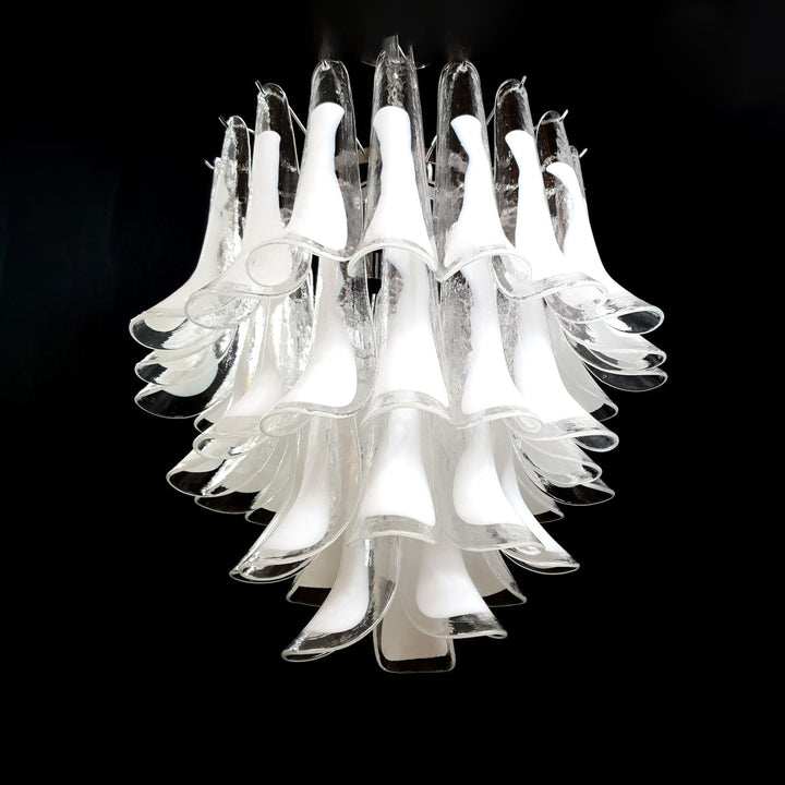 Glass Murano Petals Chandelier