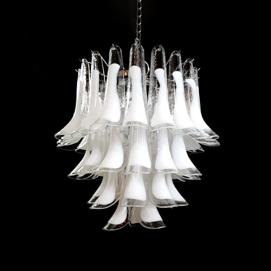 Glass Murano Petals Chandelier