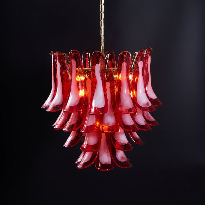 Glass Murano Petals Chandelier